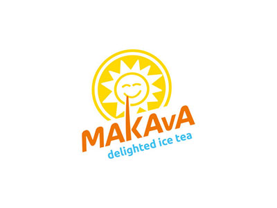 Schriftzug mit sonnen icon von makava